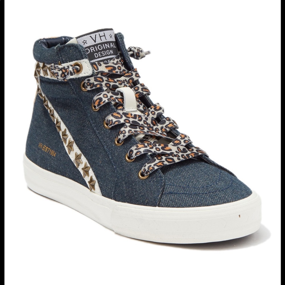 Vintage Havana Denim/Leopard High Tops